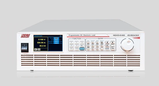 Charge électronique CC programmable utilisée dans le système de test de pile à combustible